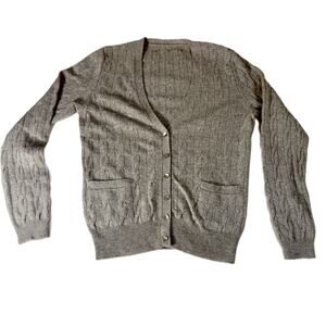 Open Cardigan Sweater Mother of Pearl Buttons No Tags SEE Measurements